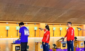 Trực tiếp Asiad 20 ngày 25/9: Trịnh Thu Vinh, Phạm Quang Huy tranh tài 10m súng ngắn hỗn hợp