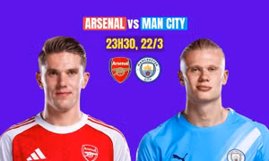 Nhận định chung kết Cúp Liên đoàn Anh Arsenal vs Man City, 23h30 ngày 22/3: Giải cơn khát danh hiệu