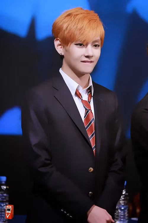 Được biết từ trước khi debut, chàng học sinh Kim Tae Hyung đã rất nổi tiếng trên mạng nhờ quá đẹp trai, khiến bao nhiêu cô gái liêu xiêu.