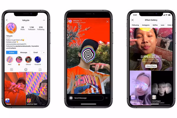 Tính năng “biến hình” của Instagram có cách thức tương tự các game trên smartphone như Pokemon Go.