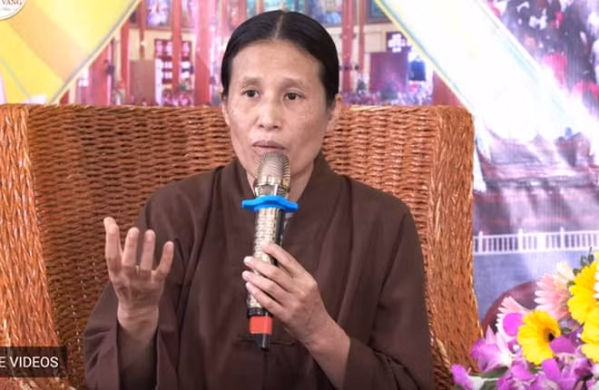 Bà Phạm Thị Yến. Ảnh: Cắt từ clip