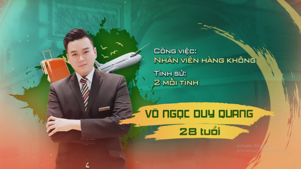 Cuối cùng là anh chàng Võ Ngọc Duy Quang, một nhân viên hãng hàng không tại Dubai.