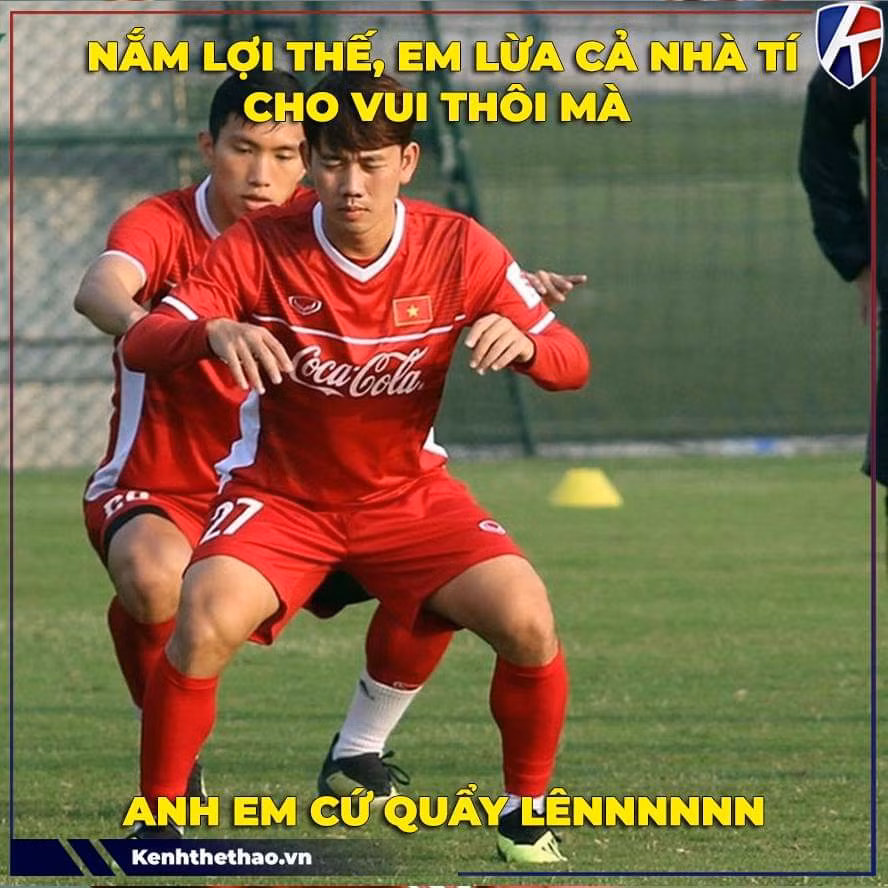 "Cú lừa" giống Công Phượng tý thôi chứ NHM yên tâm là Việt Nam vô địch nhé! (Ảnh: Kenhthethao.vn)