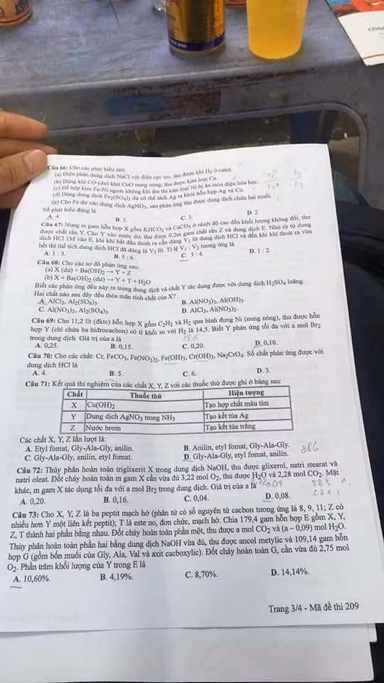 Bộ đề thi trắc nghiệm tổ hợp môn KHTN đây rồi, bạn làm được bao nhiêu câu? ảnh 12