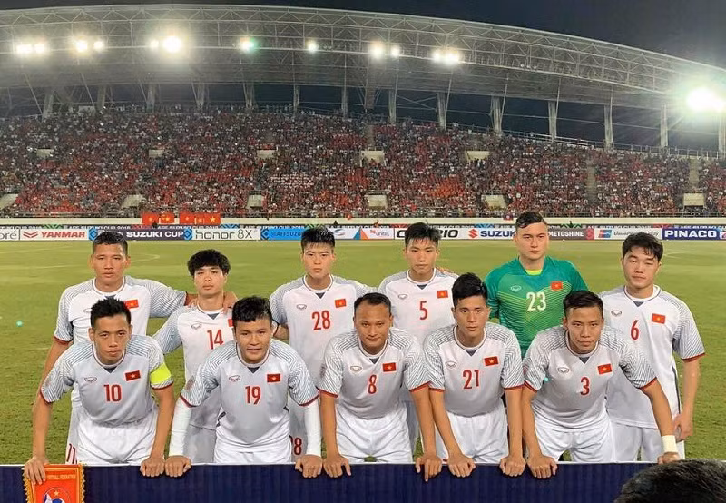 Trận đấu ra quân 3-0 với đội tuyển Lào tại AFF Cup năm nay.