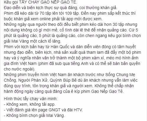 Những lời kêu gọi tẩy chay xuất hiện trong các group trên Facebook.