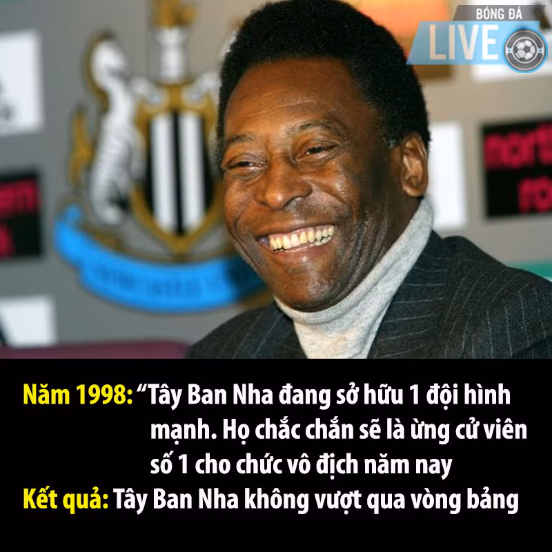 Khi Pele thích làm nhà tiên tri mà trời lại không cho ông khả năng tiên đoán.
