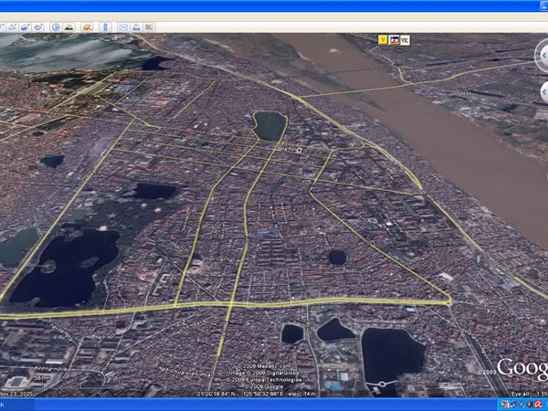 Nhìn trên phần mềm Google Earth, bạn sẽ thấy mỗi chúng ta (và những lo lắng đi kèm) thực sự đều rất nhỏ bé.