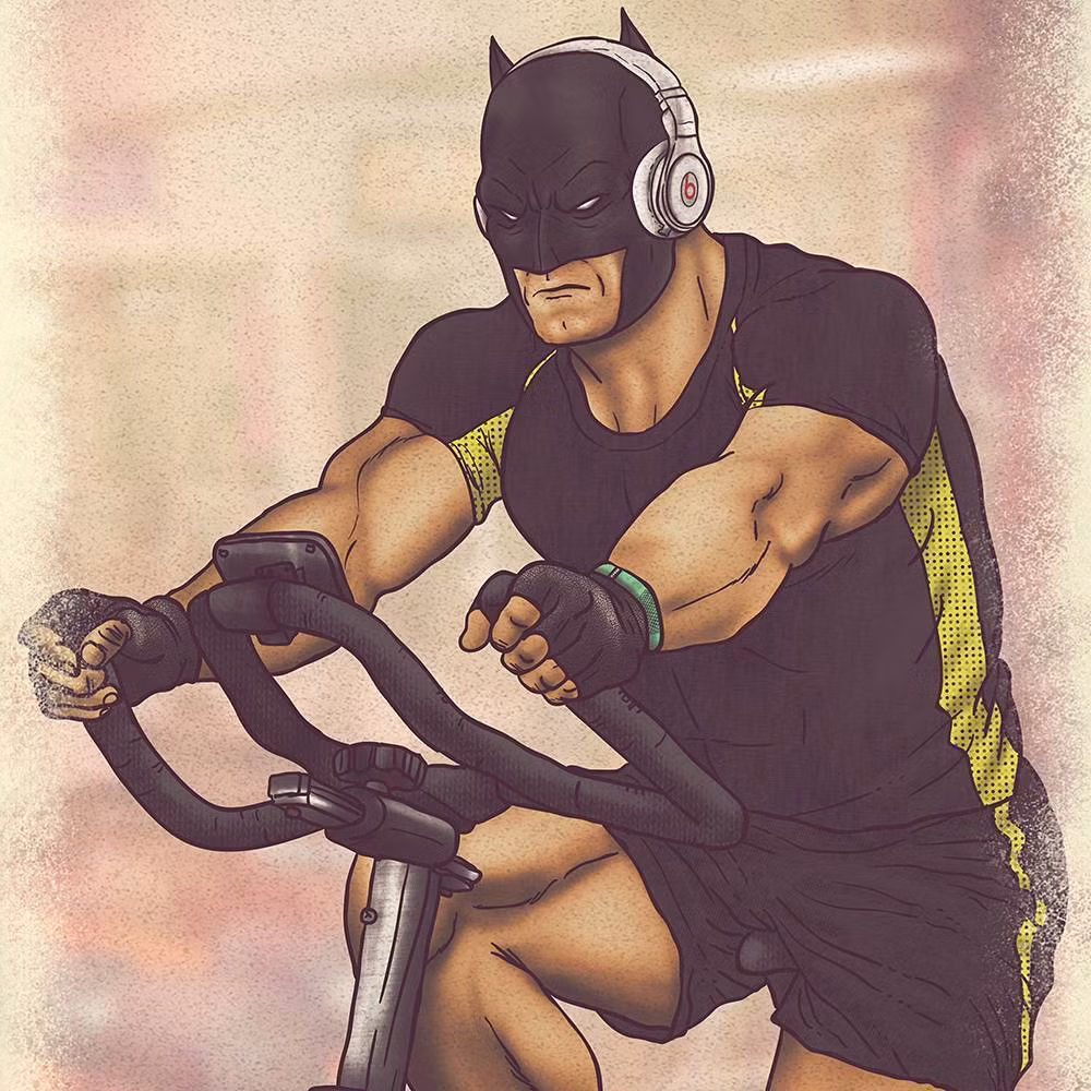 Lifestye lành mạnh của anh chàng Batman. Chẳng trách, anh ấy lúc nào cũng mạnh mẽ và luôn tràn đầy năng lượng để bảo vệ người yếu thế. Muốn khoẻ mạnh, hãy như Batman nhé!