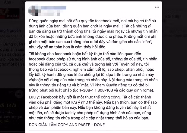 Những bài viết với nội dung mang tính câu like đang xuất hiện rất nhiều trên Facebook. (Ảnh chụp màn hình)