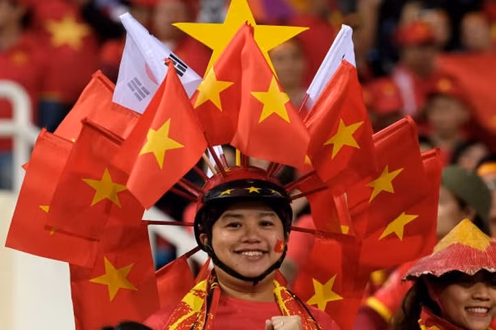 Nụ cười hạnh phúc với chiến thắng của đội tuyển nước nhà!