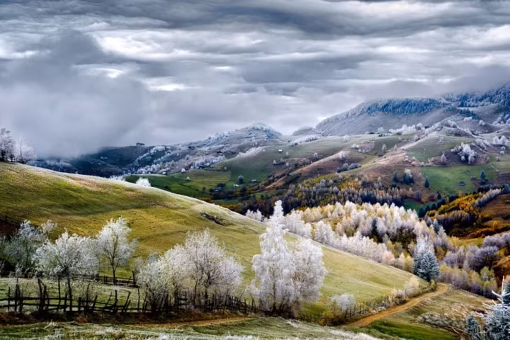 Mùa thu ở Romania.
