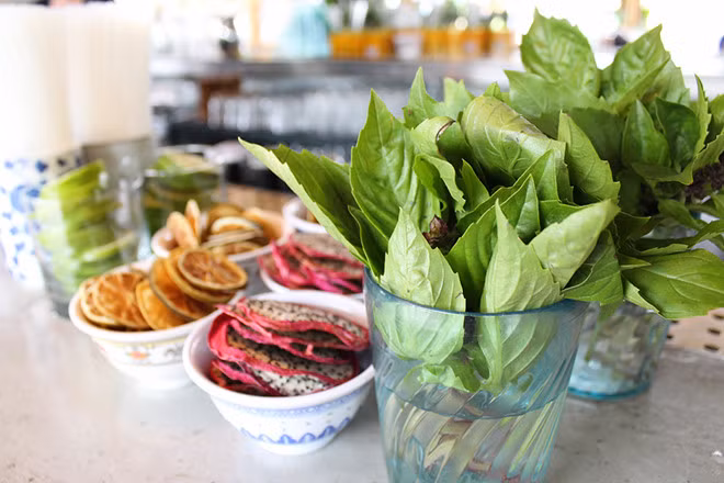 Những thành phần đi kèm độc đáo tại nhà hàng - bar Haihai.