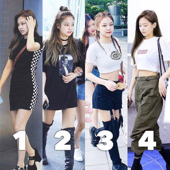 Jennie là cô gái duy nhất có tên trong danh sách khen ngợi này. Jennie không có chiều cao vượt trội, nhưng tỷ lệ cơ thể lại rất đẹp, và vòng eo nhỏ xíu không chút mỡ thừa khiến cô nàng mặc gì cũng đẹp.