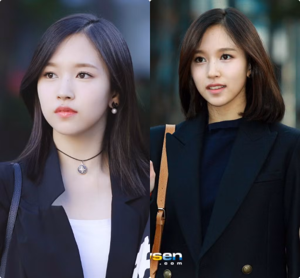 Mina được gọi là "nữ thần thanh lịch" của Kpop bởi phong cách nhẹ nhàng duyên dáng mọi lúc mọi nơi. Nếu như trong ảnh fansite, cô nàng thường được "biến hóa" thành một tiểu thư xa cách, thì ở ảnh báo chụp trông Mina gần gũi thân thiện hơn nhiều.