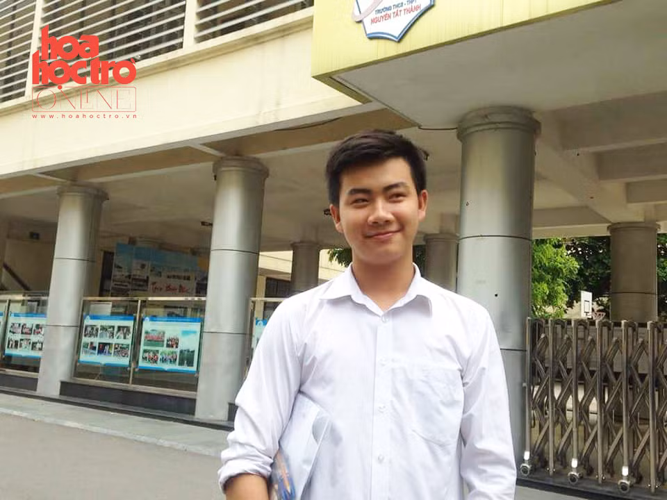 Ngọc Long khá tự tin với kết quả thi của mình. (Ảnh: Thanh Nguyễn)