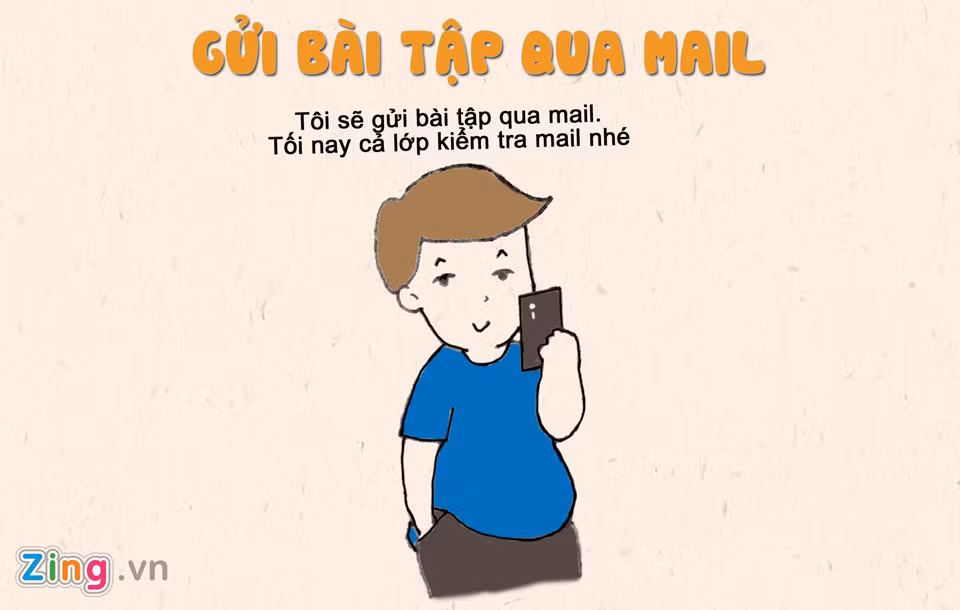 Viết bài tập lên bảng giờ là xưa rồi. Thời đại 4.0 nên việc giao bài tập về nhà cũng phải thật hiện đại. Đây là thói quen của những thầy cô yêu công nghệ.