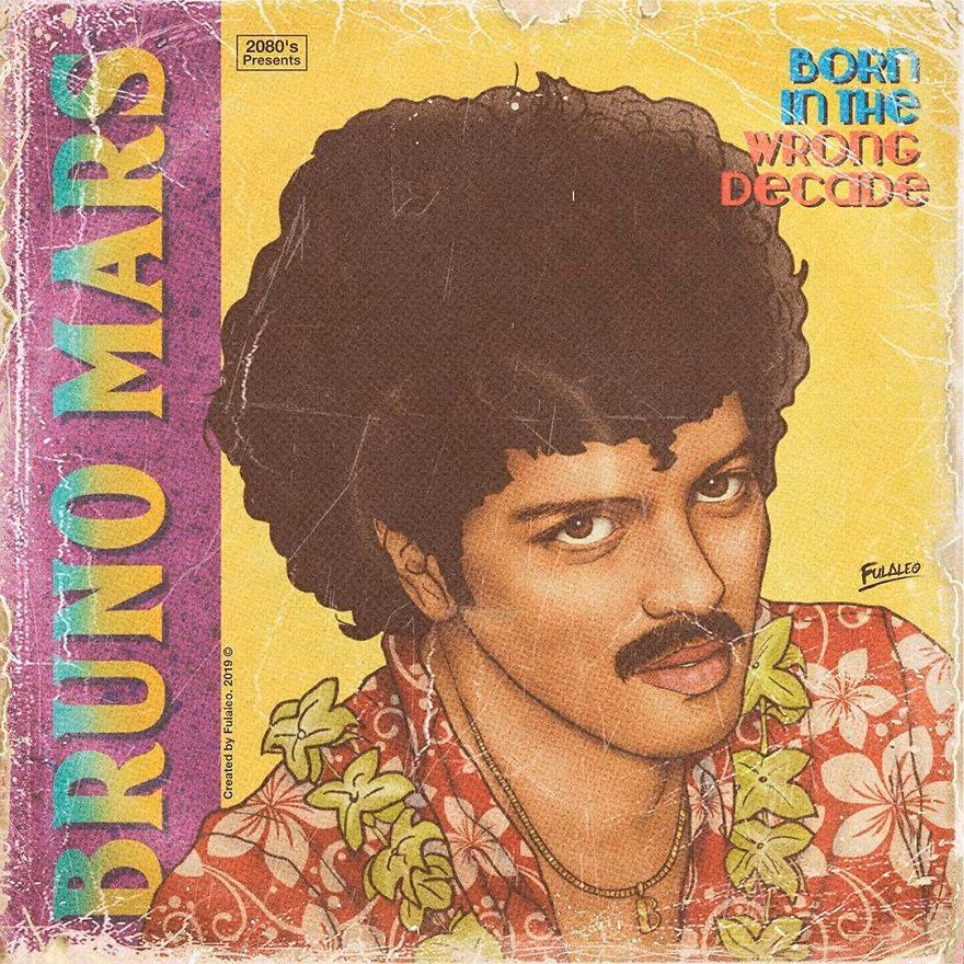 Ông chú Bruno Mars với bộ áo 