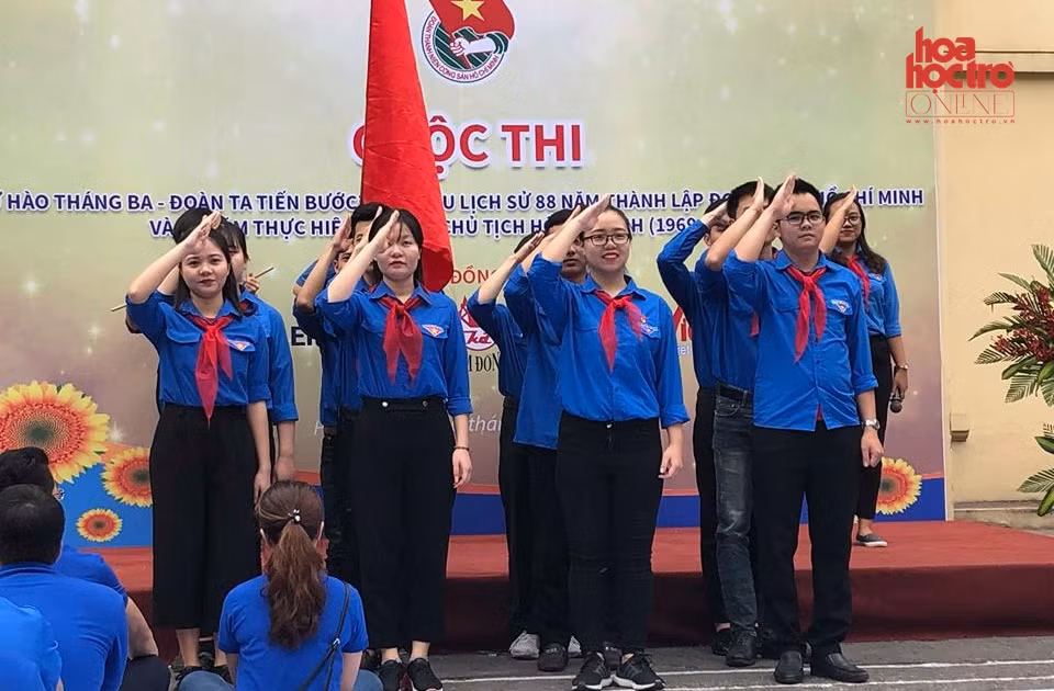 Tiết mục đến từ Khối doanh nghiệp, trung tâm sự nghiệp, đào tạo.