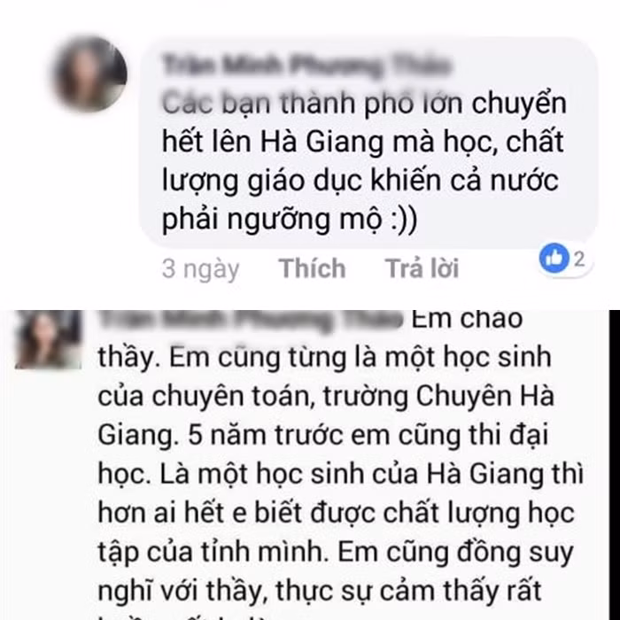 Ý kiến của cô bạn T.M.P.T khiến teen có nhiều ý kiến trái chiều.