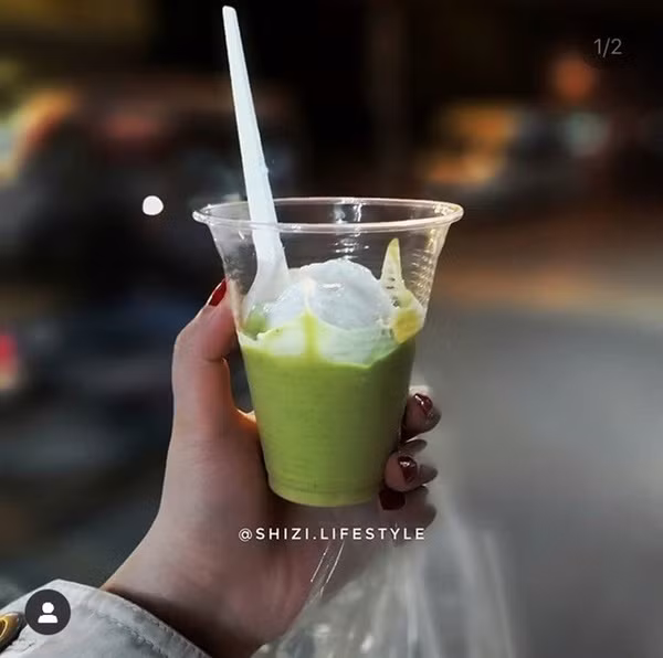 Kem bơ Thanh Thảo nổi tiếng lâu đời. (Ảnh: @shizi.lifestyle)