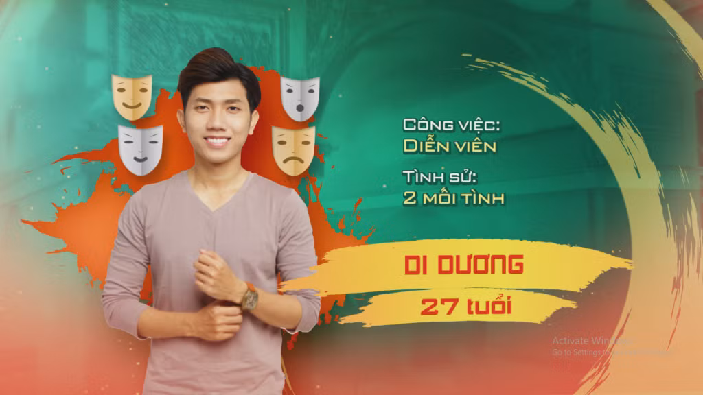 Anh chàng Di Dương - một diễn viên trẻ của sân khấu kịch Hồng Vân.
