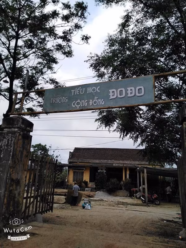 Trường tiểu học Đo Đo. (Ảnh: Đình Quân)