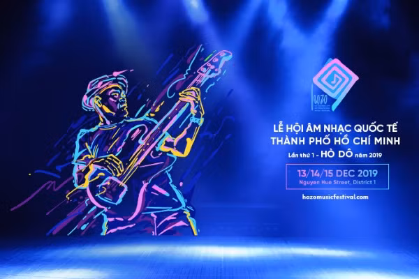 Lễ hội âm nhạc quốc tế TP.HCM - Hò dô 2019 được khai mạc vào chiều 13/12.