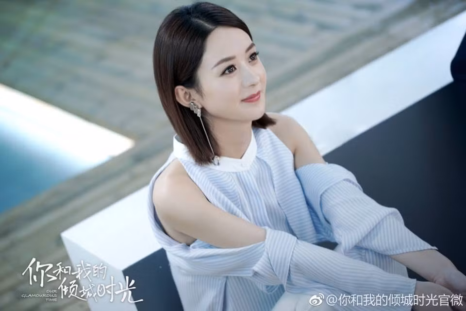 Triệu Lệ Dĩnh dễ thương với tóc thật