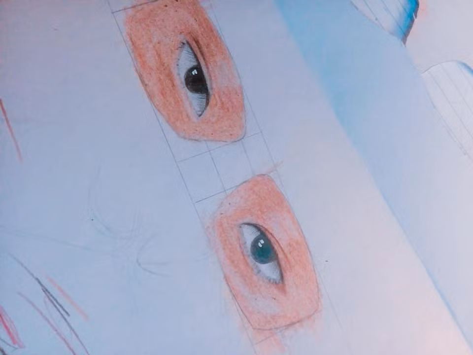 Quy trình tạo ra đôi mắt giả.