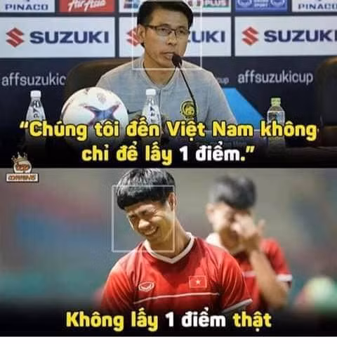 Đội bạn có vẻ đã giữ đúng lời hứa khi không lấy 1 điểm nào trong trận đấu hôm nay! (Ảnh: Top Comments)