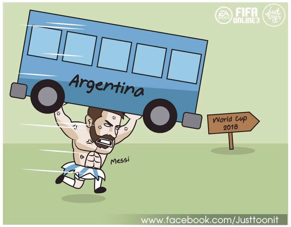 Messi đang chịu sự kì vọng quá lớn.