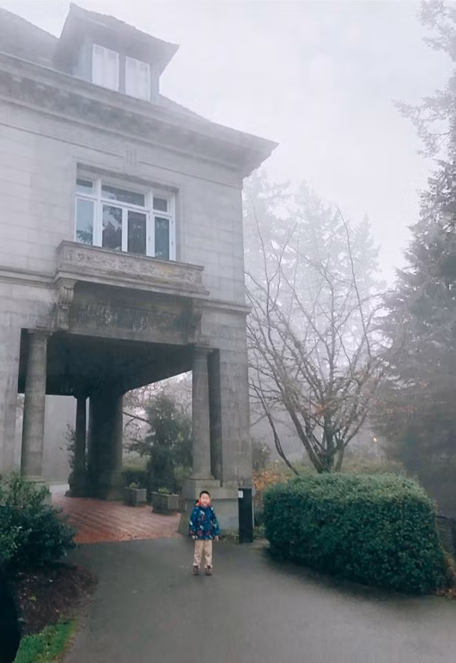 Cây cối ở Portland vẫn cứ xanh rì và vút cao giữa cái lạnh 0 độ