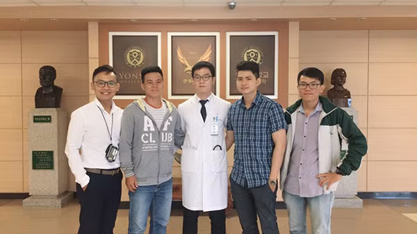 Các sinh viên TTU đi thực tập tại Đại học Yonsei, Hàn Quốc vào tháng 5/2017