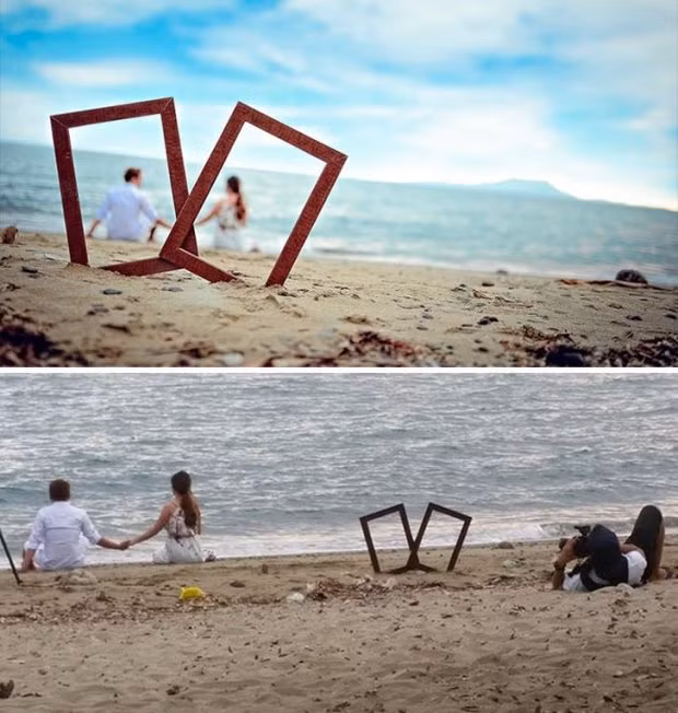 Biển xanh cát trắng nắng vàng làm sao được nếu không có Photoshop?