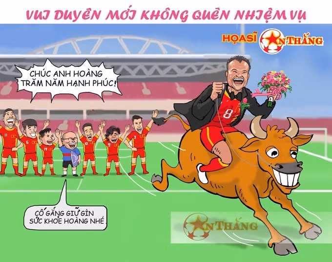 Khi đội tuyển lên tiếng gọi thì chuyện lấy vợ cũng phải... gấp rút.