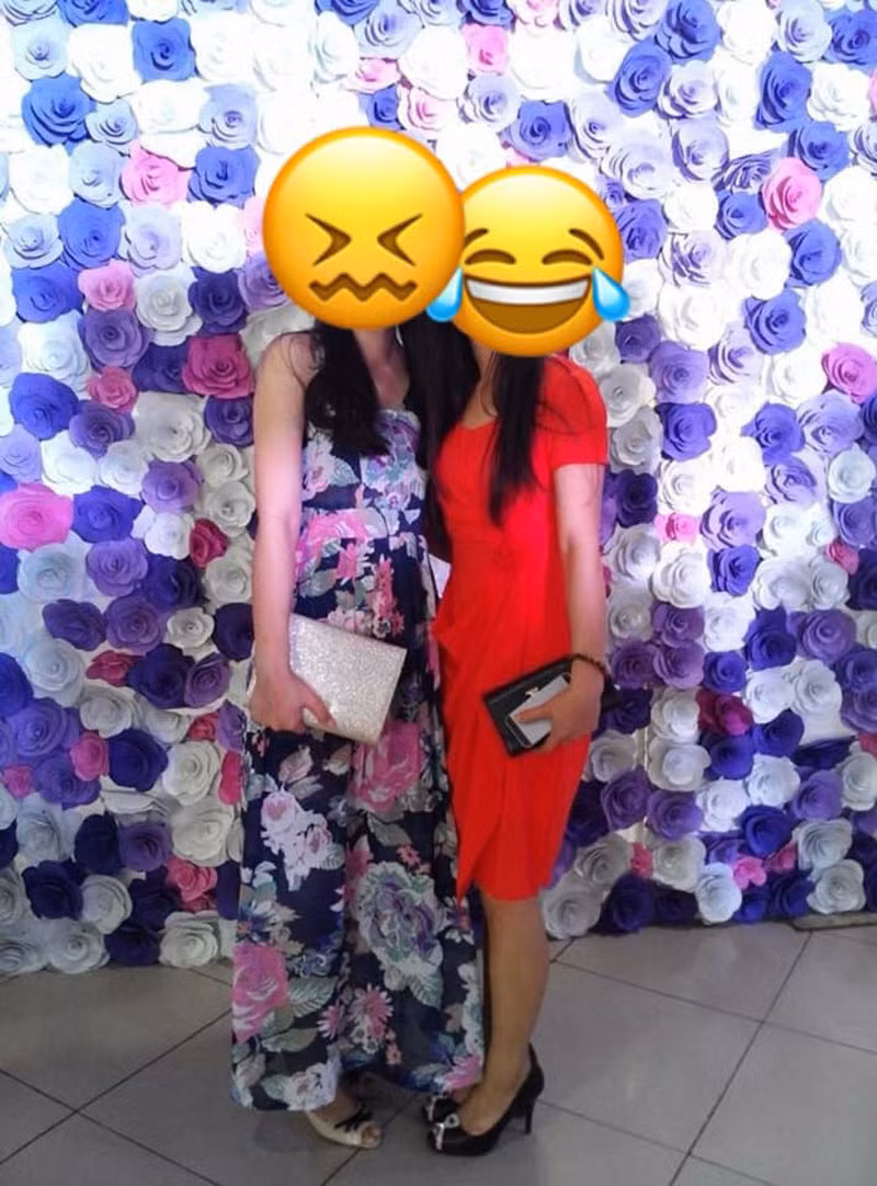 Cô nàng cười ra nước mắt với hoàn cảnh "ý trời đã định". (Ảnh: Vu Thi Cam Anh)