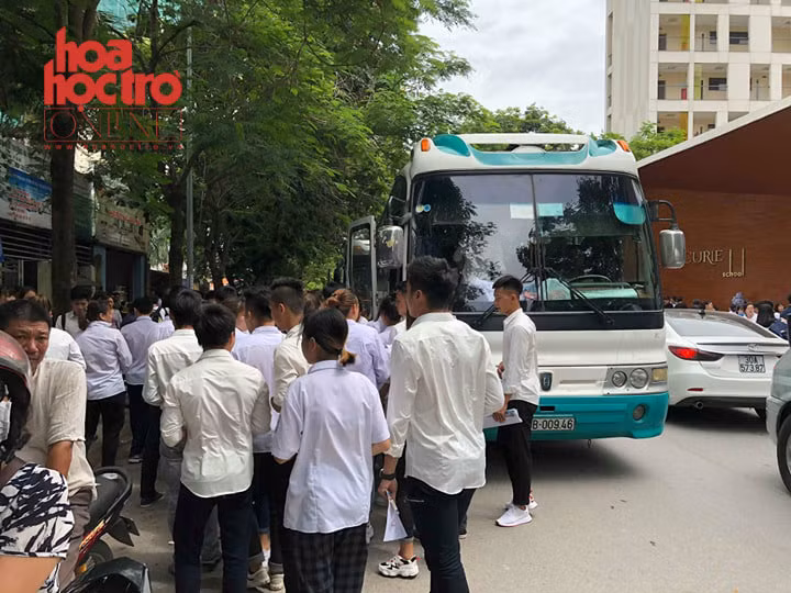 Nào mình cùng lên xe bus, nào mình cùng... đi thi nhé!