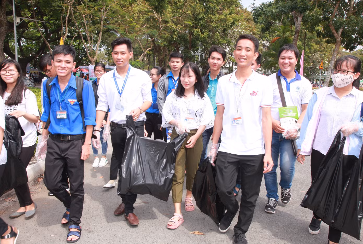 Chương trình "Ngày đi bộ vì Môi trường" trong khuôn khổ buổi gala phát động cuộc thi.