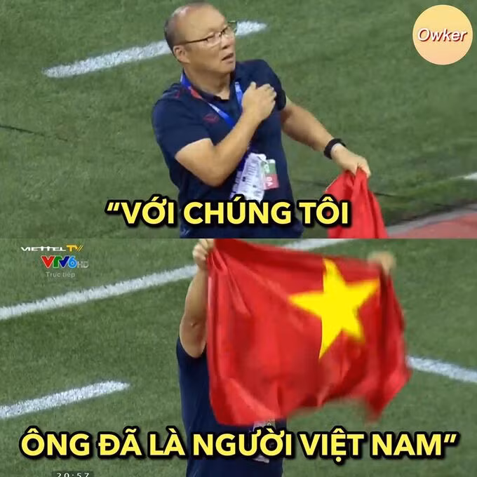 CĐV Việt Nam gửi lời cảm ơn đến người làm thay đổi lịch sử bóng đá nước nhà.