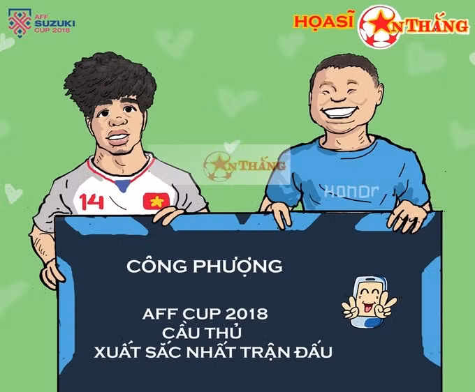 Chân sút người Nghệ An được chuyên trang bóng đá hàng đầu châu Á ca ngợi "chỉ cần 11 phút để phá vỡ thế bế tắc với một cú sút không thể cản phá". Anh được bình chọn là cầu thủ chơi hay nhất trận.