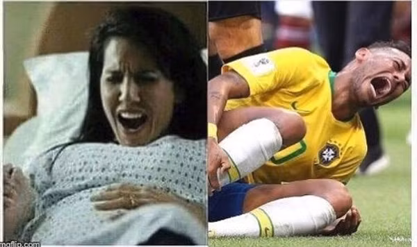Những màn nằm sân đau đớn của Neymar trông giống các 