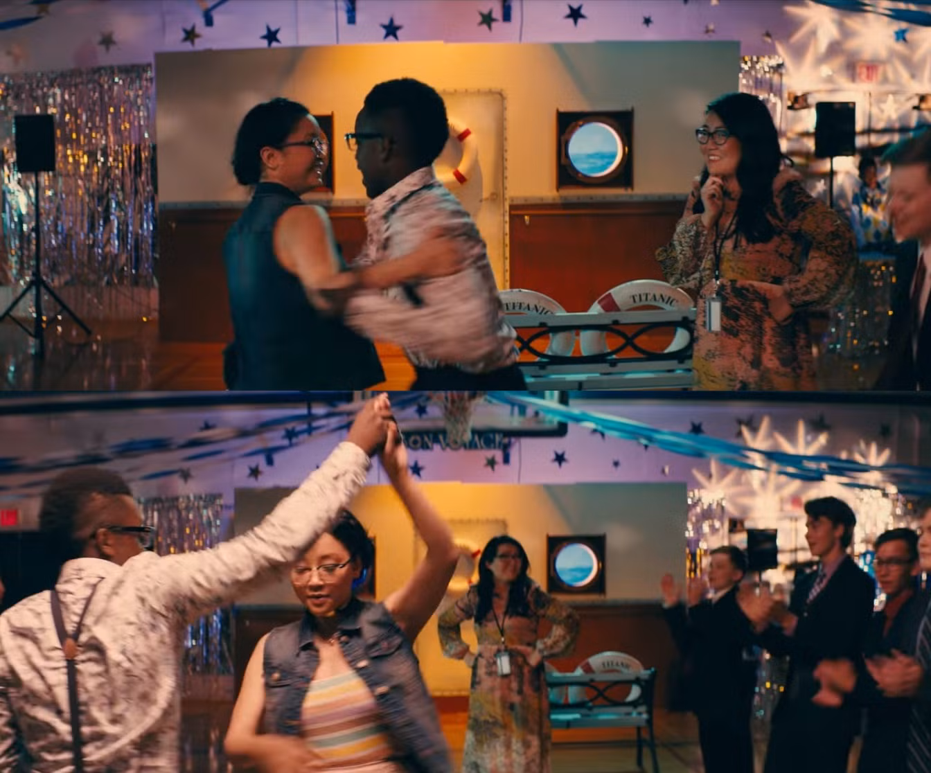 Jenny Han chính là người phụ nữ đằng sau Lara và Lucas đang khiêu vũ.