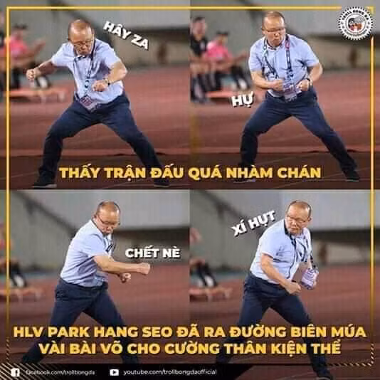 Cách biệt 2-0 ghi dấu chiến thắng "ngọt ngào" và đầy thuyết phục của thầy trò HLV Park Hang Seo trước đối thủ Malaysia. (Ảnh: Troll bóng đá)