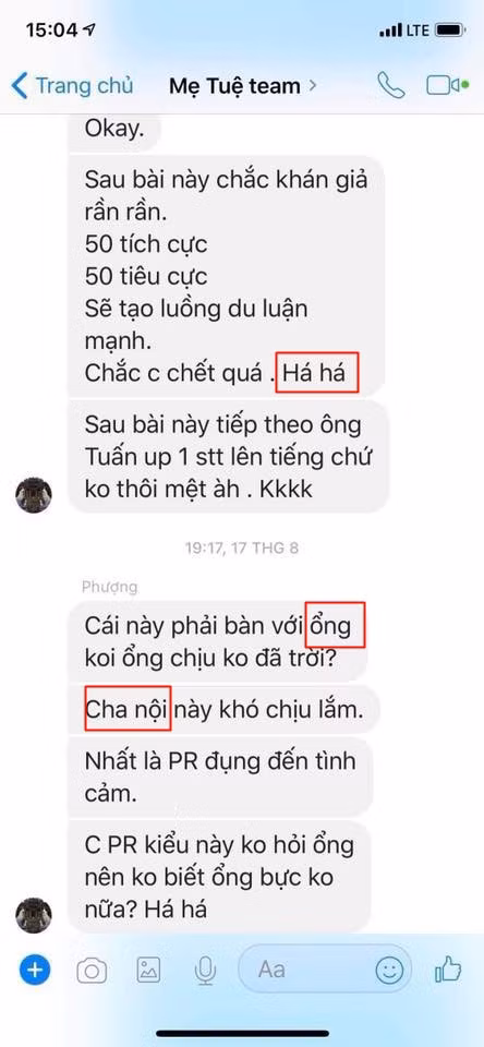 Điệu cười "há há" và cách xưng hô "cha nội", "ổng" quen thuộc của Cát Phượng.