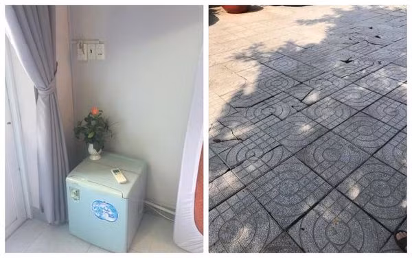 Cô cũng đăng kèm ảnh quảng cáo trên mạng của villa này.