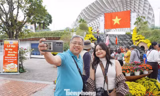 Phố phường Đà Nẵng 'khoác áo mới' đón Tết