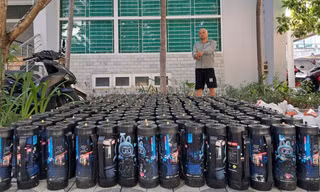 Bất ngờ với lợi nhuận từ việc mua bán 480 bình 'khí cười' tại Đà Nẵng
