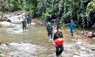 Phát hiện hài cốt liệt sĩ cùng tăng võng nilon, vỏ đạn AK trong rừng già ở Đà Nẵng
