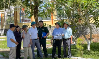 Xác minh thông tin nghi mộ liệt sĩ trong khuôn viên sân Đảng ủy xã ở Đà Nẵng